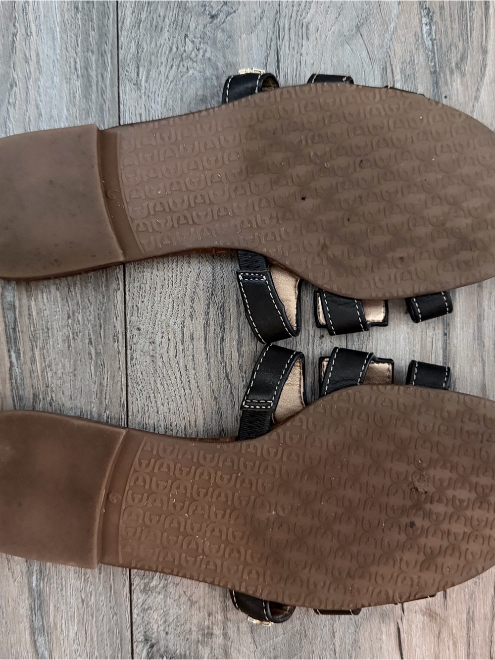 Sam Edelman Bay Slide Sandals Black Leather Size 6 / EU 36 - Picture 4 of 7